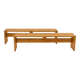 Paire de bancs Charlotte Perriand en pin Les Arcs 1970