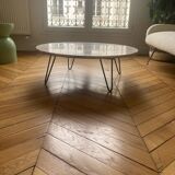 Coffee table, 70s marble top