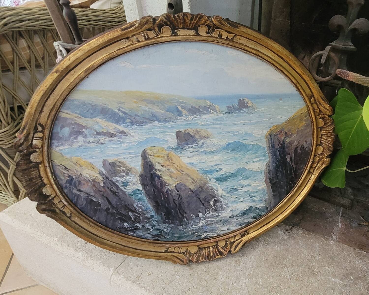 Peinture marine 19eme