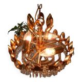 Lampe à suspension  vintage Palwa .