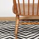 Chaise à bascule, rocking-chair, vintage en bois.