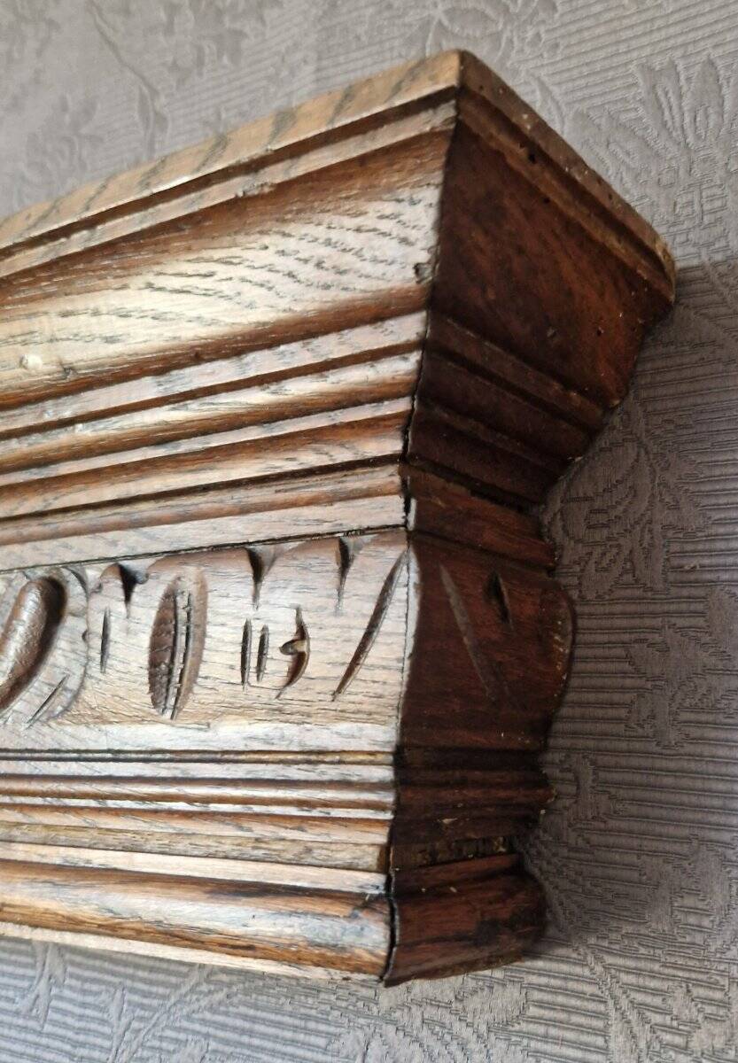 Boiserie fronton relief sculpted ornamentation 19th century