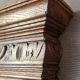 Boiserie fronton relief sculpted ornamentation 19th century