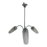 Antique 3-bulb vintage chandelier 1960