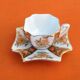 Small cup/saucer. Fine porcelain.