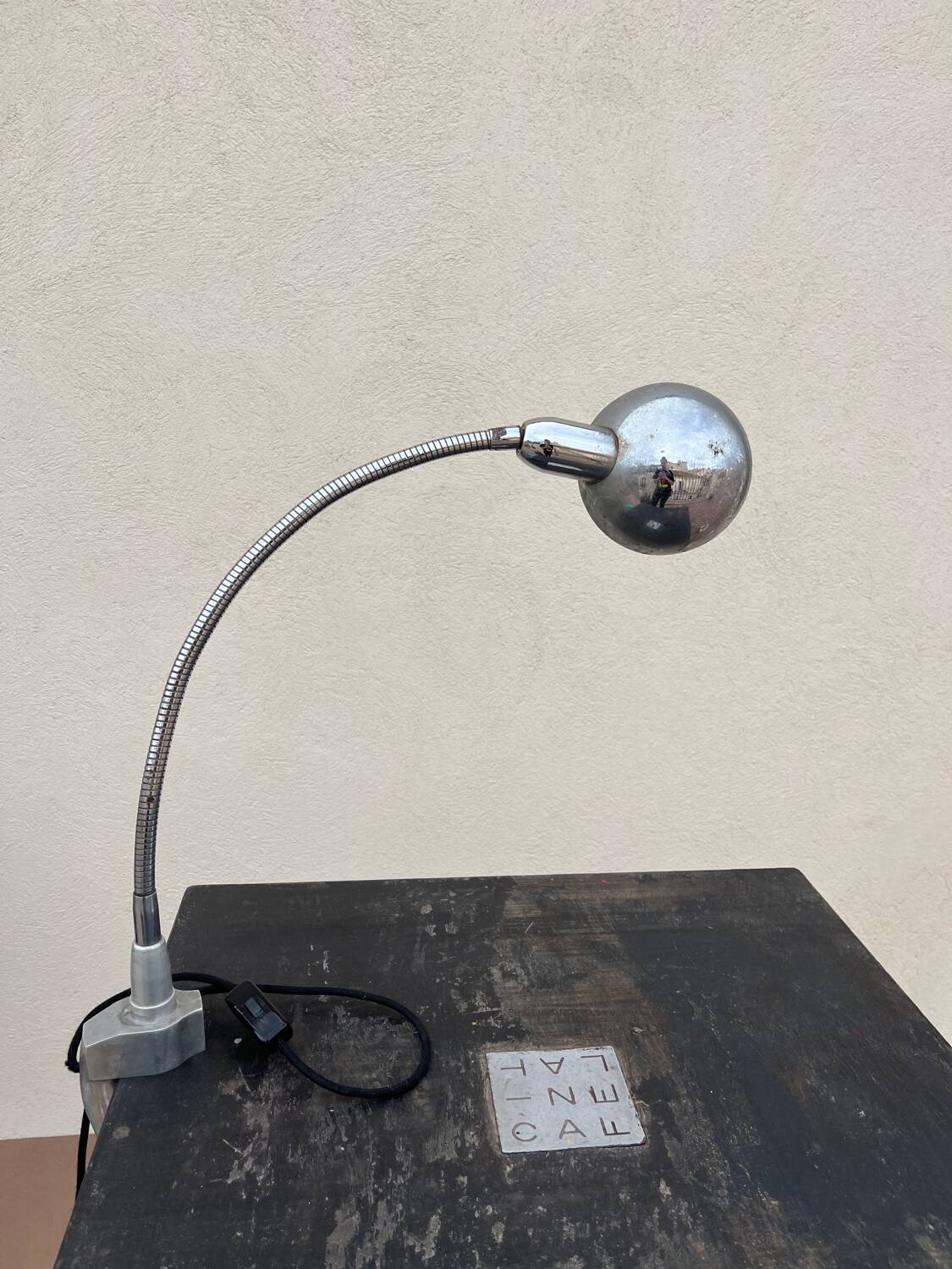 Industrial desk lamp
