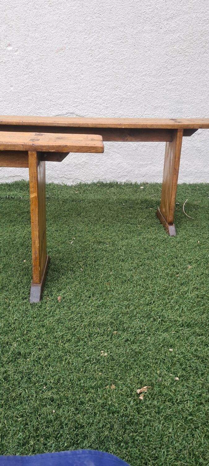 Pair of benches late nineteenth century