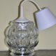 Suspension en verre vintage
