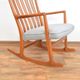 Oak ML33 Rocking Chair by Hans J. Wegner for A/S Mikael Laursen, 1950s