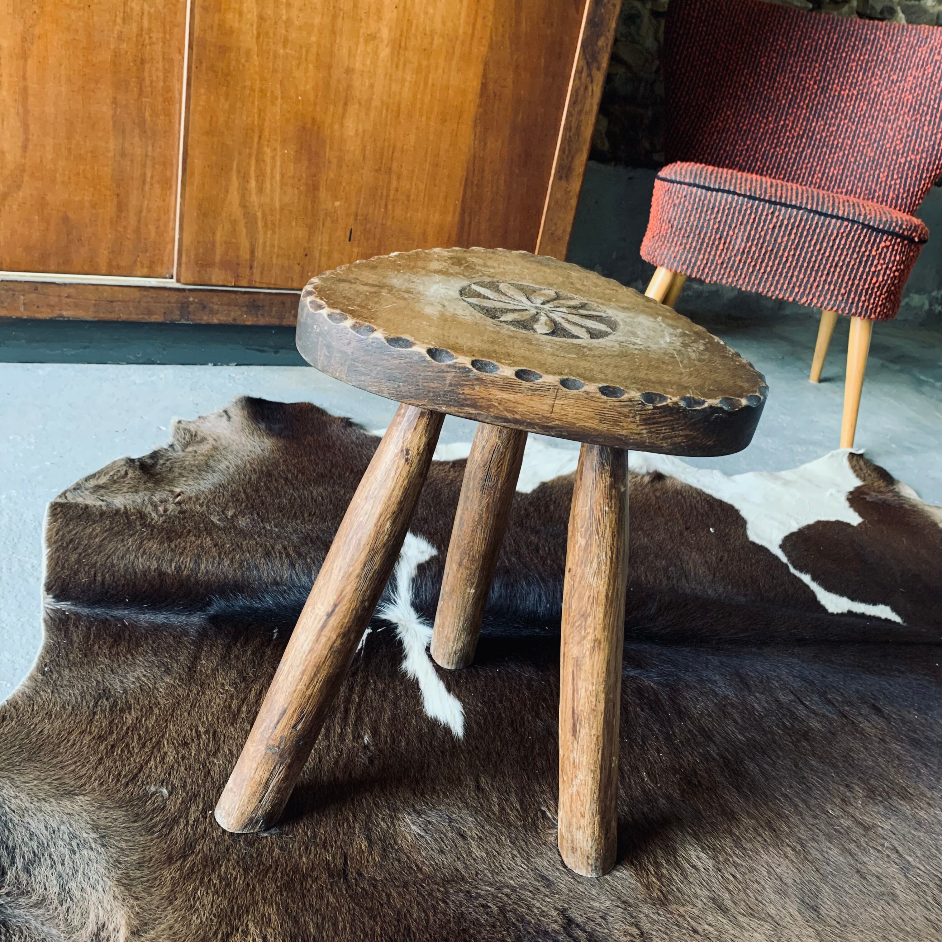 Tabouret brutaliste