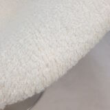 Fauteuil Big Globe avec pouf de Pierre Paulin pour Artifort, années 1980