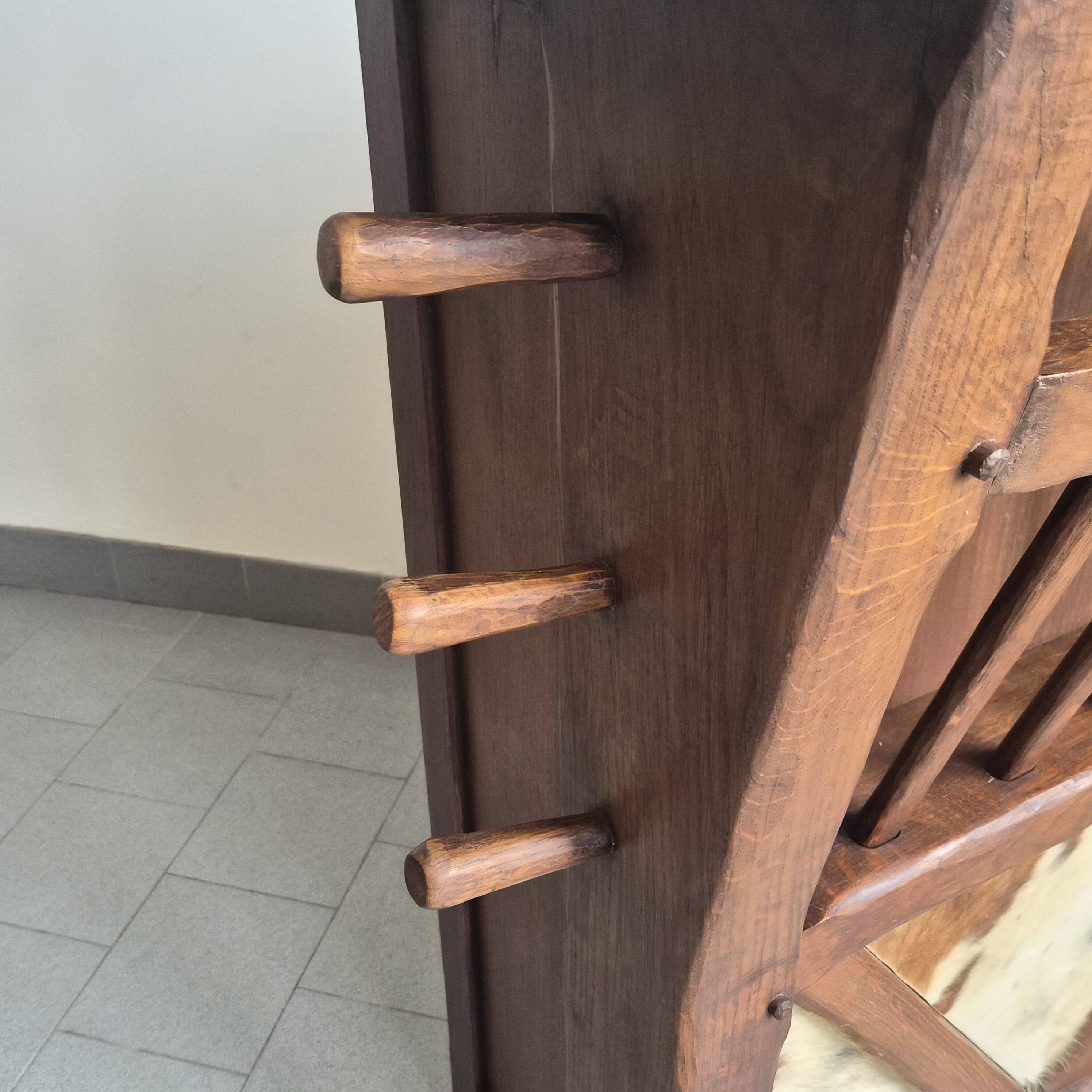 1970s vintage brutalist bar and stools