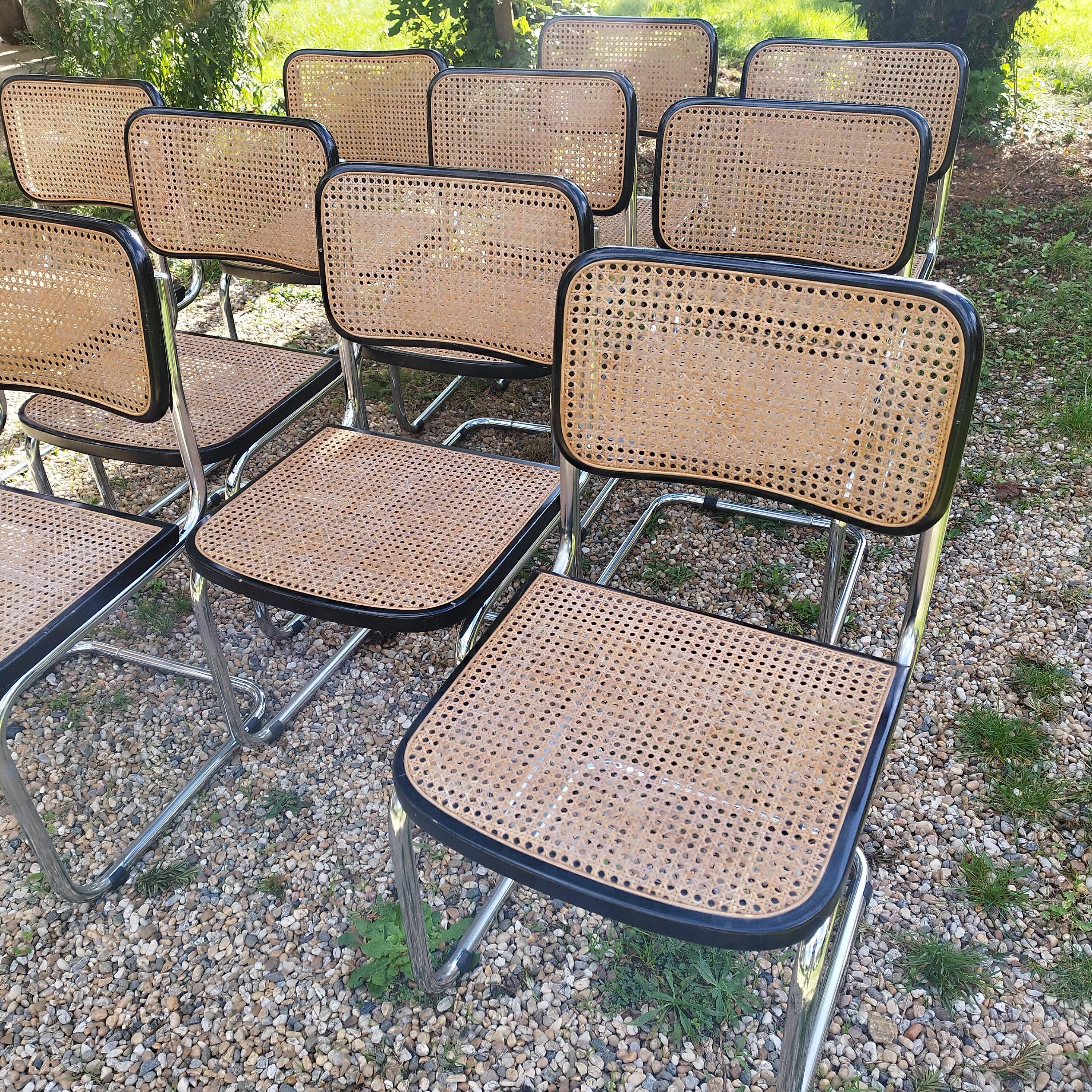 Vintage style chairs Cesca B32 Marcel Breuer