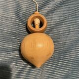 Vintage wooden spinning top