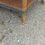 Two-tone rattan coffee table