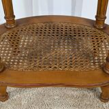 Small Beech Drum Table, Louis XVI style – 1920
