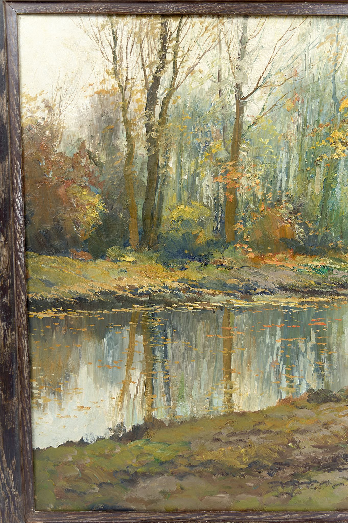 Autumn Landscape by Kees Terlouw, Impressionist painting, France, circa 1910