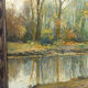 Paysage d'automne par Kees Terlouw, peinture impressionniste, France, circa 1910