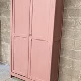 Old pink Parisian wardrobe