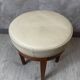 Tabouret tournant en cuir