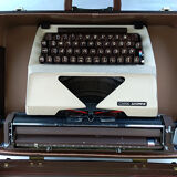 Facit typewriter made in Sweden with its carrying case