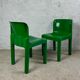 Chaise verte Kartell Modèle 4875 par Carlo Bartoli, années 70