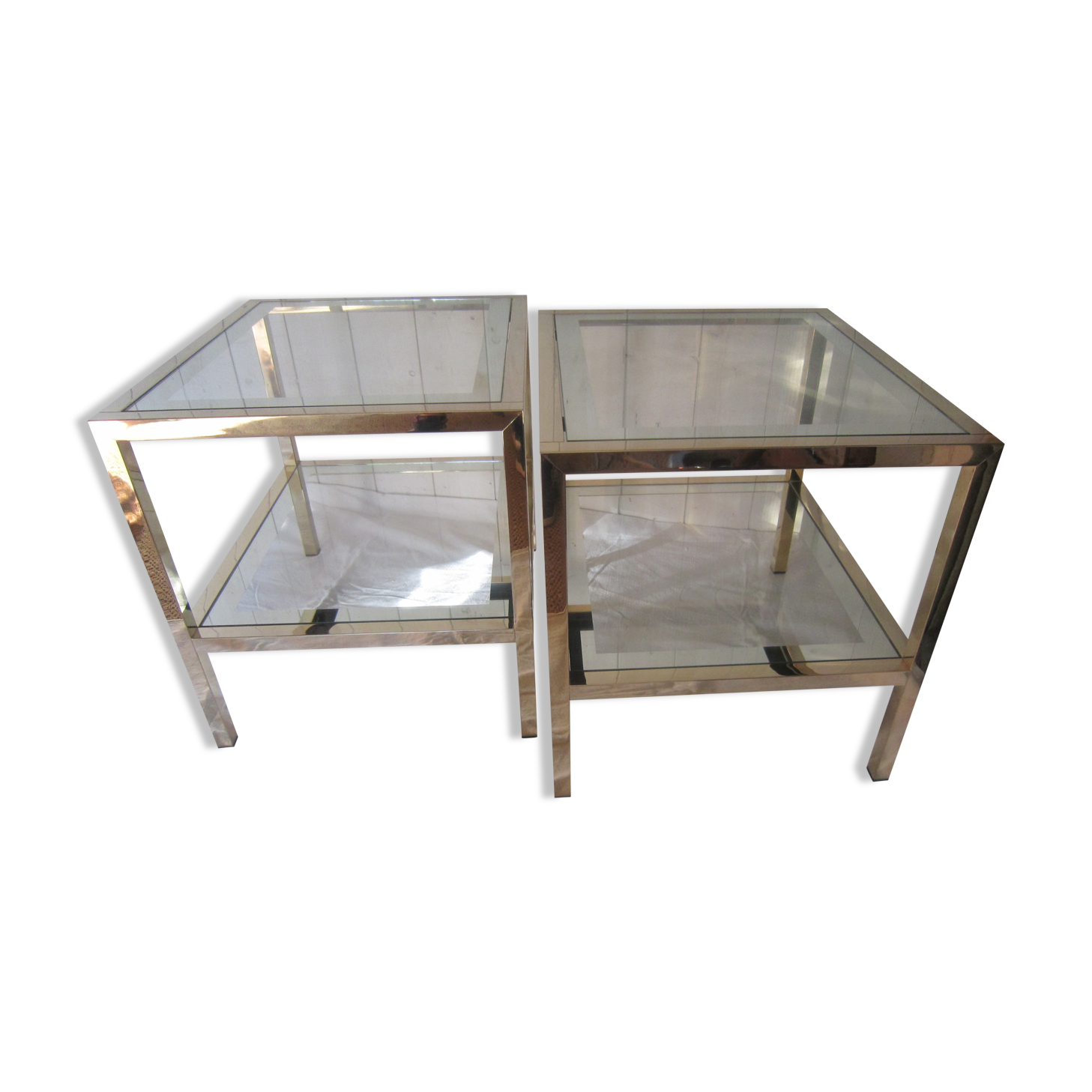Pair of LANCEL sofa tips