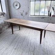 Solid oak farmhouse table with extensions (190-280cm) 1950