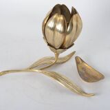 Cendrier fleur en laiton