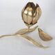 Brass flower ashtray