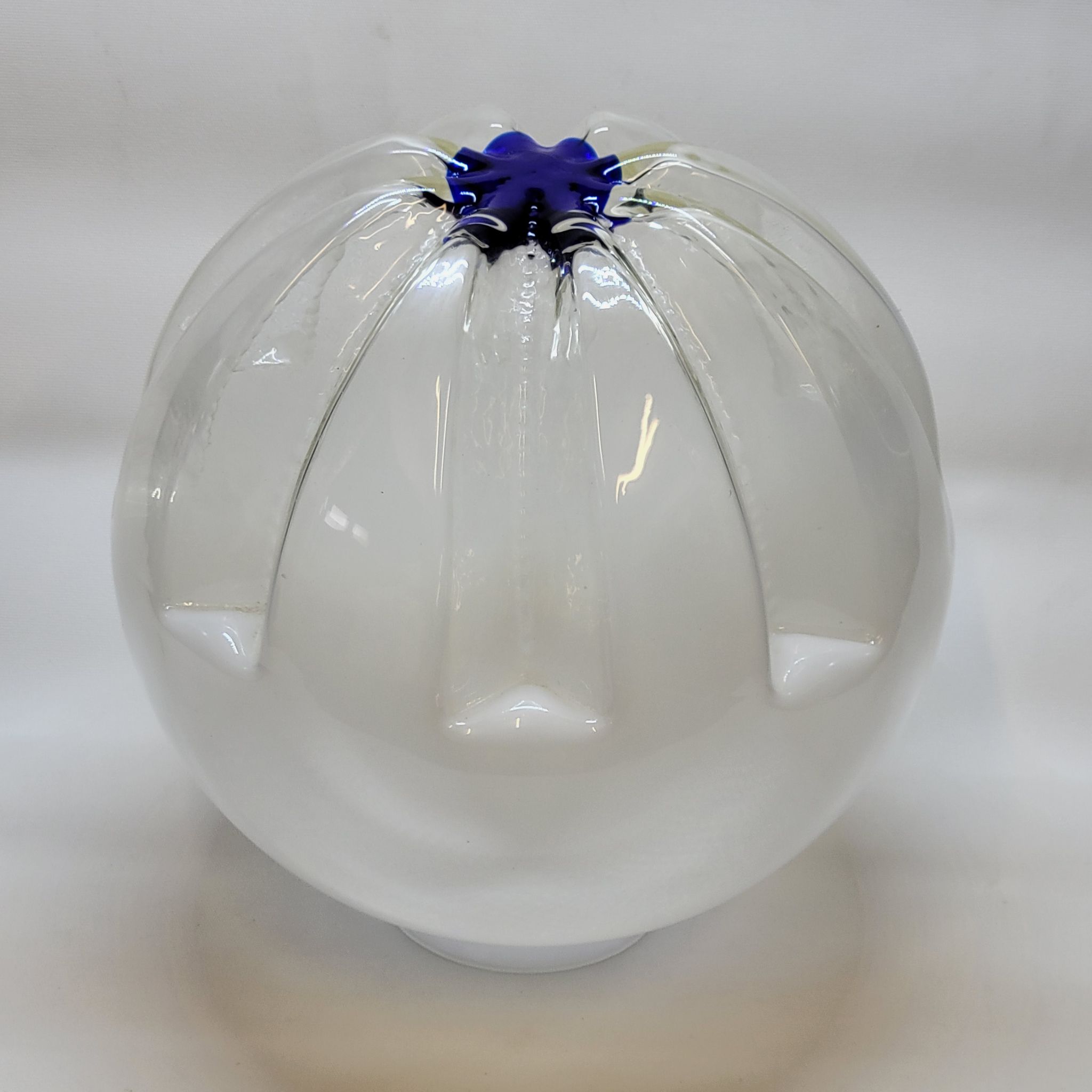 Globe Ball For Pendant Or Floor Lamp Vintage Mazzega Italy 1970 30cm