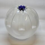 Globe Boule Pour Suspension Ou Lampe Lampadaire Vintage Mazzega Italie 1970 30cm