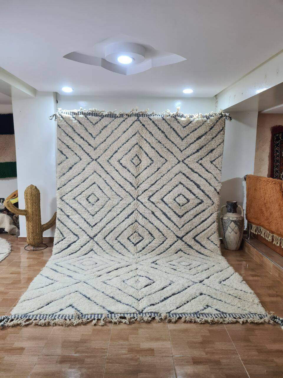 Handmade Beni Ouarain rug 300x200 cm