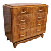 Chest of drawers veneer furniture with drawer art deco 1925 to 40