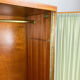 Art Deco cabinet with glass doors, various woods, 1930s