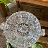 Chiseled Glass Ice Bucket
