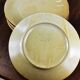 Set of 6 stoneware fish-patterned plates from France
