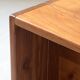 side table bedside in solid elm, Maison Regain 1970