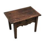 Old coffee table in chestnut