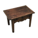Old coffee table in chestnut