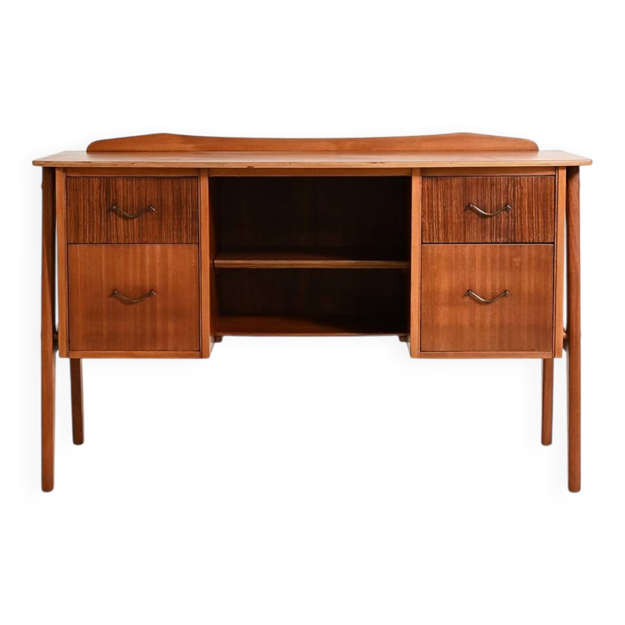 Scandinavian teak desk, 1950s