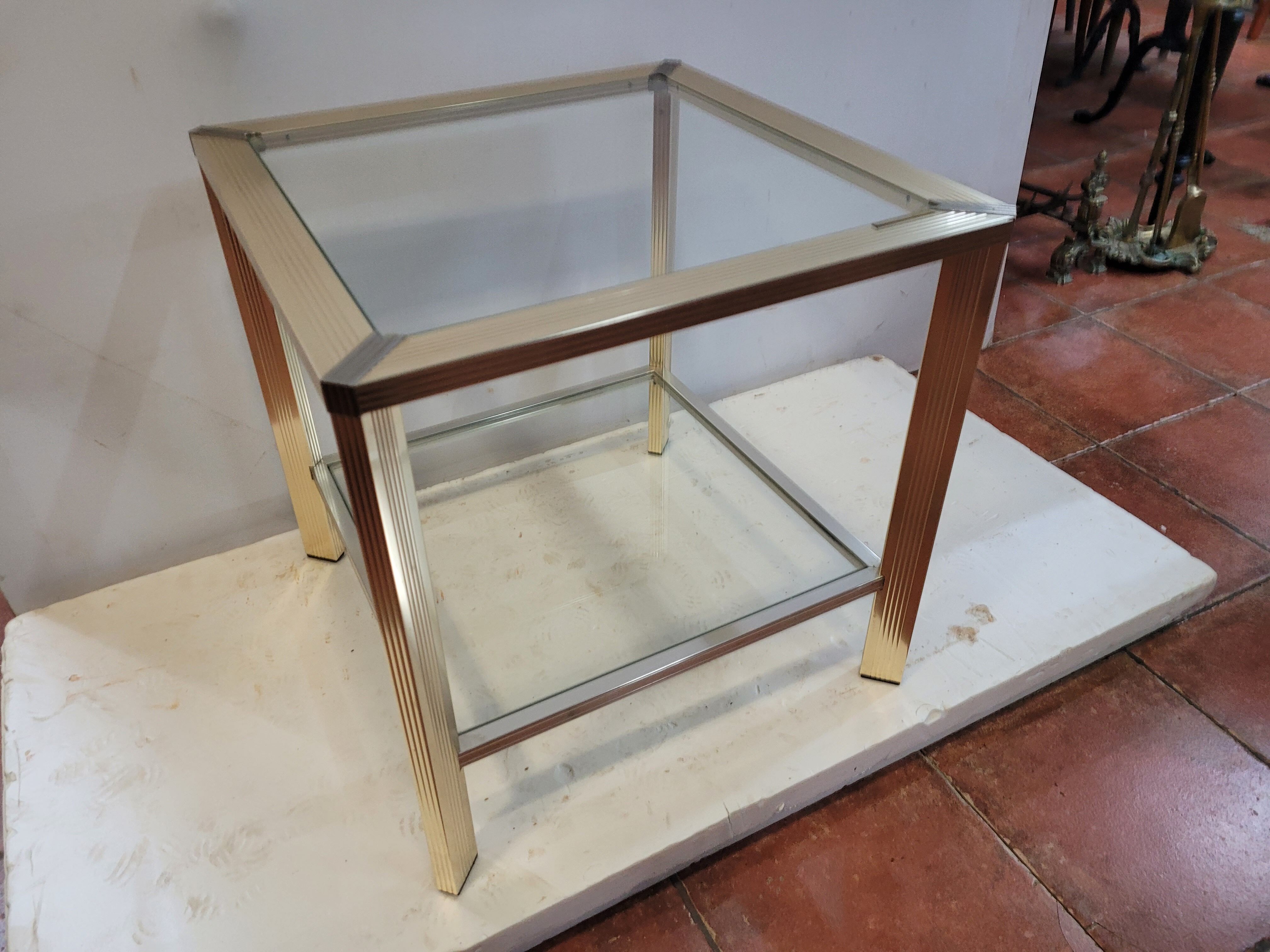 Coffee table signed Pierre Vandel