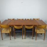 Scandinavian dining table teak design vintage 60s