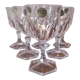 6 water glasses model Chaumont by crystal of Arques