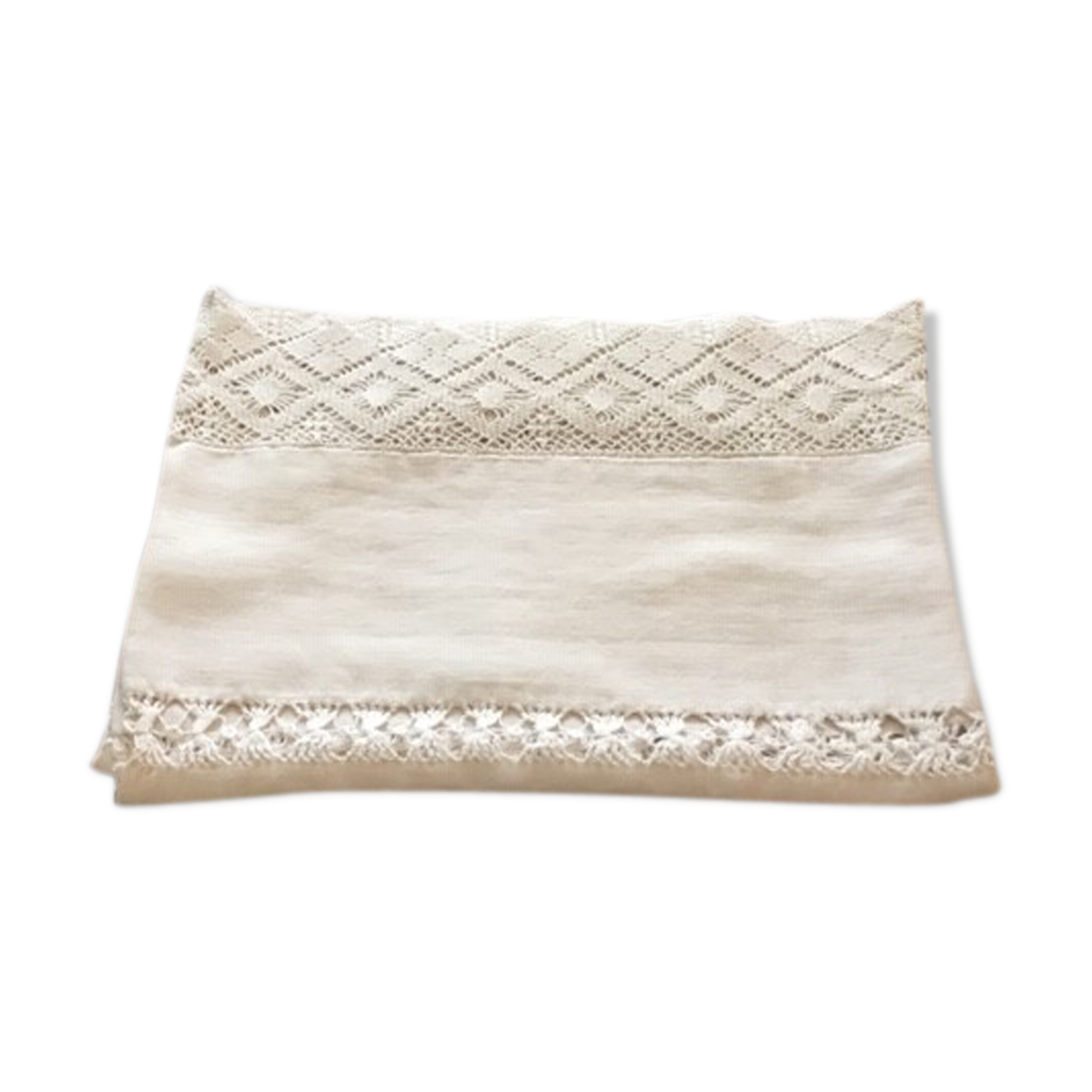 Old furniture top embroidery with spindle