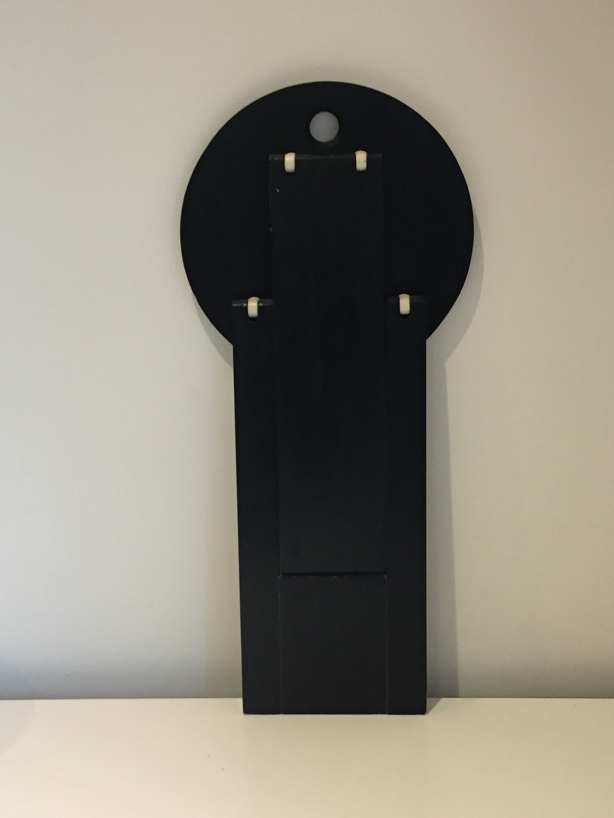 Suzy stool Adrian Reed black folding stool, 1980s design