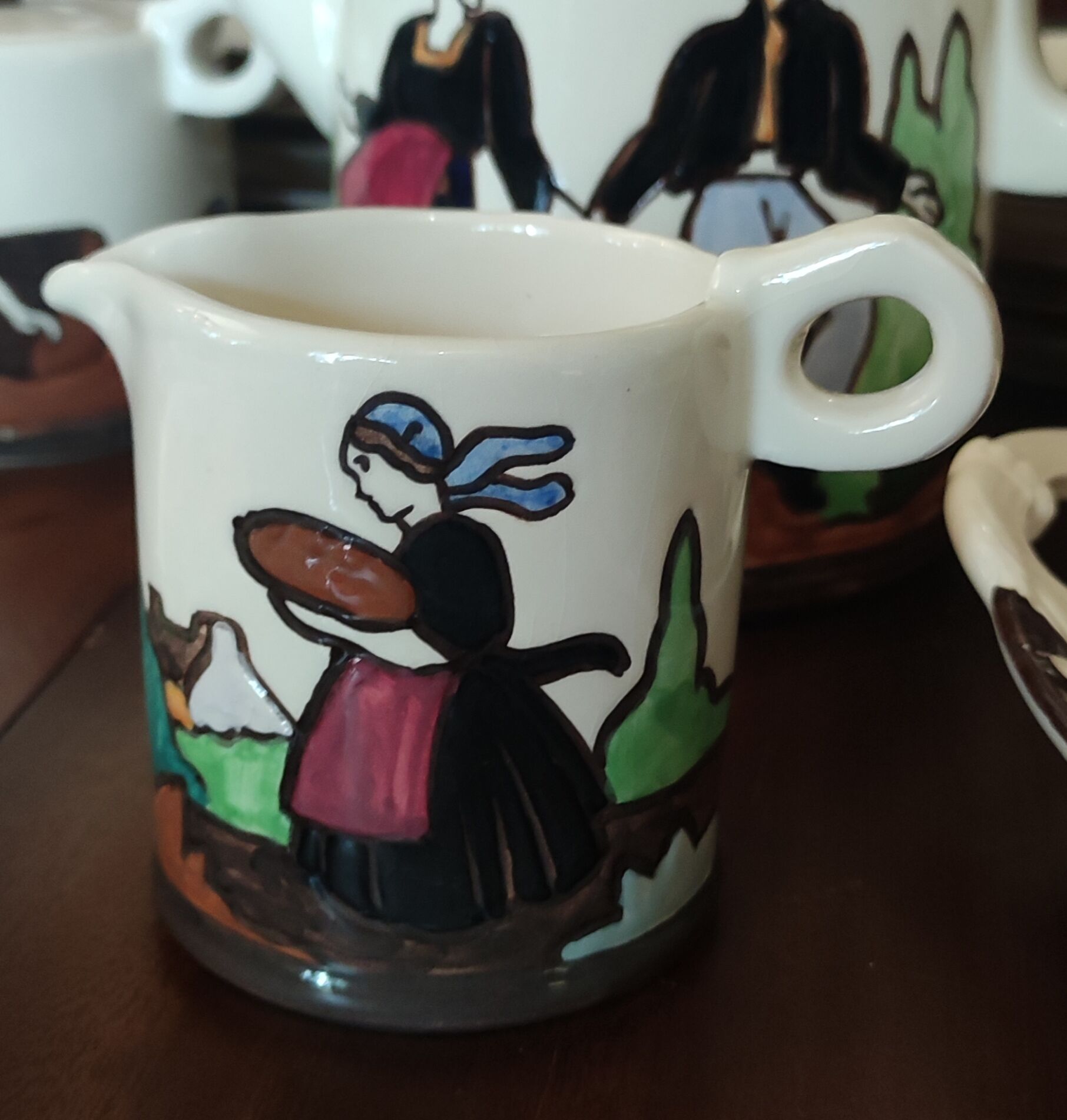 Old coffee, dessert, 42 piece service