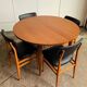 Table ronde vintage extensible