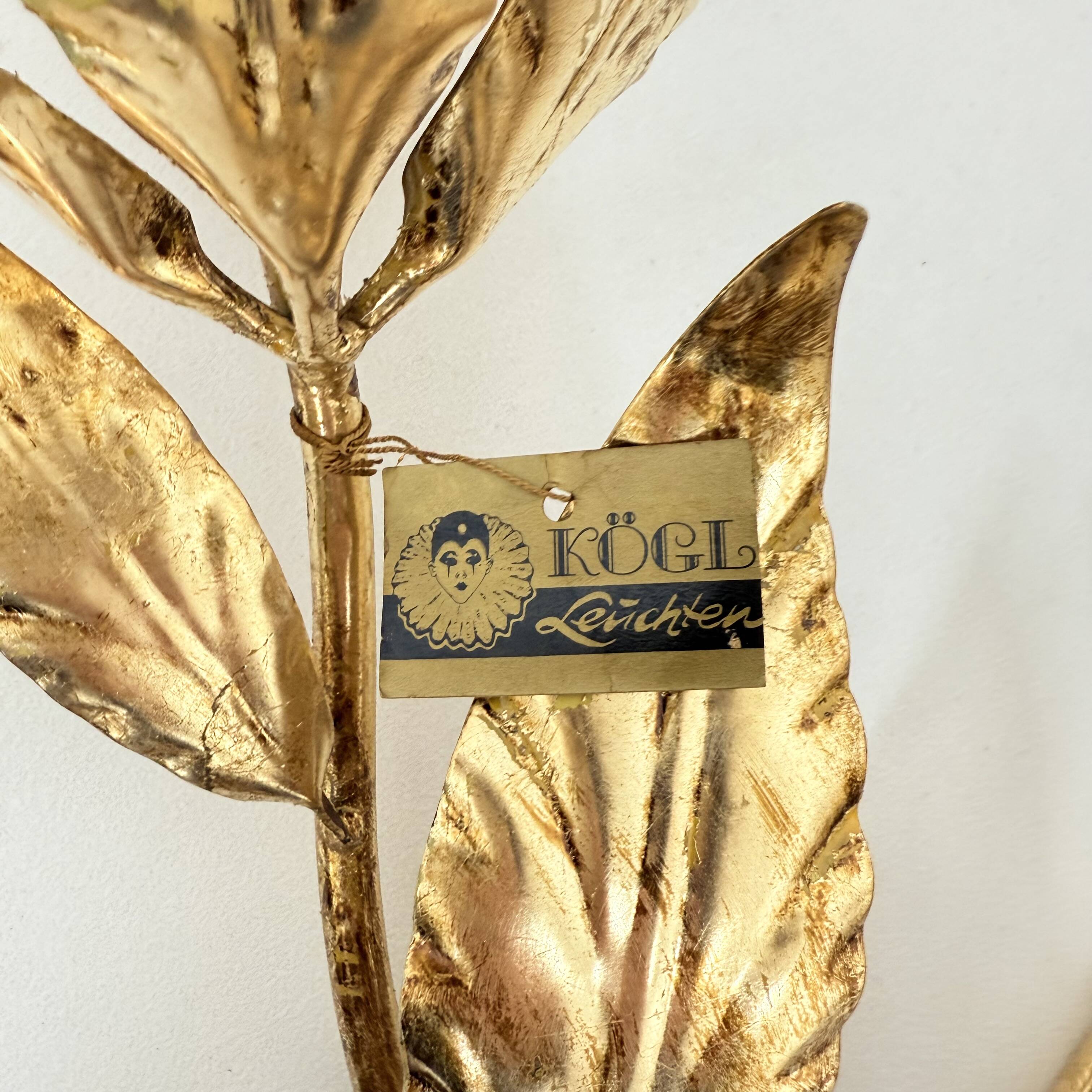 Vintage Hollywood Regency Wall Lamp sconce by Hans Kögl, 1960s