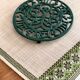 10 serviettes de table vintage 1970